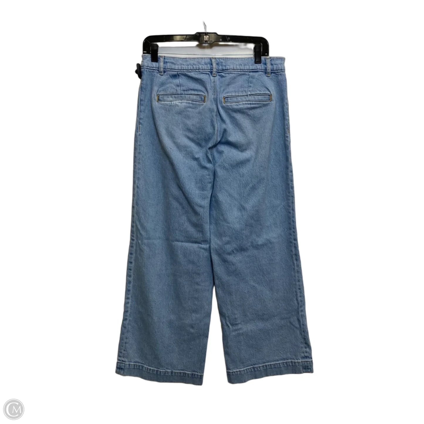 Jeans Wide Leg By Loft In Blue Denim, Size: 8