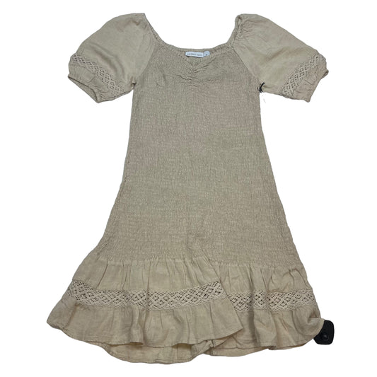 Cream Dress Casual Short Sincerely Jules, Size S