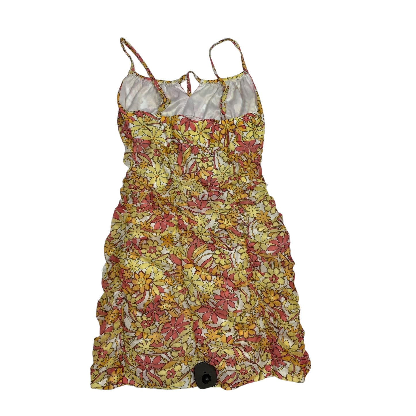 Dress Casual Short By Ultra Flirt In Yellow, Size: M