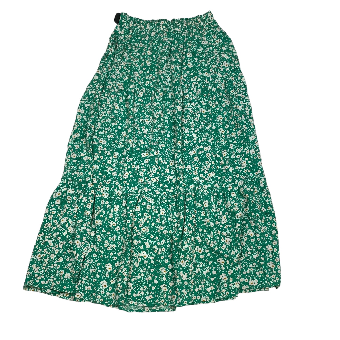 Green Skirt Maxi Clothes Mentor, Size M