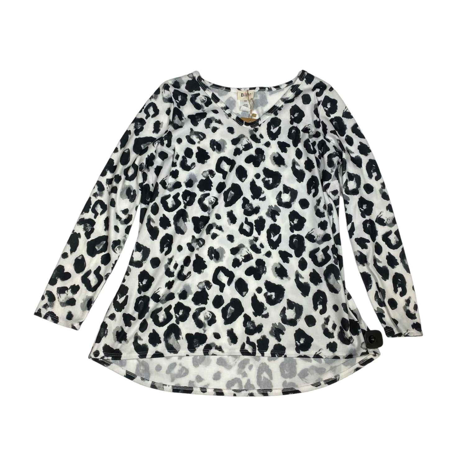 Top Long Sleeve By Bibi In White, Size: Xl