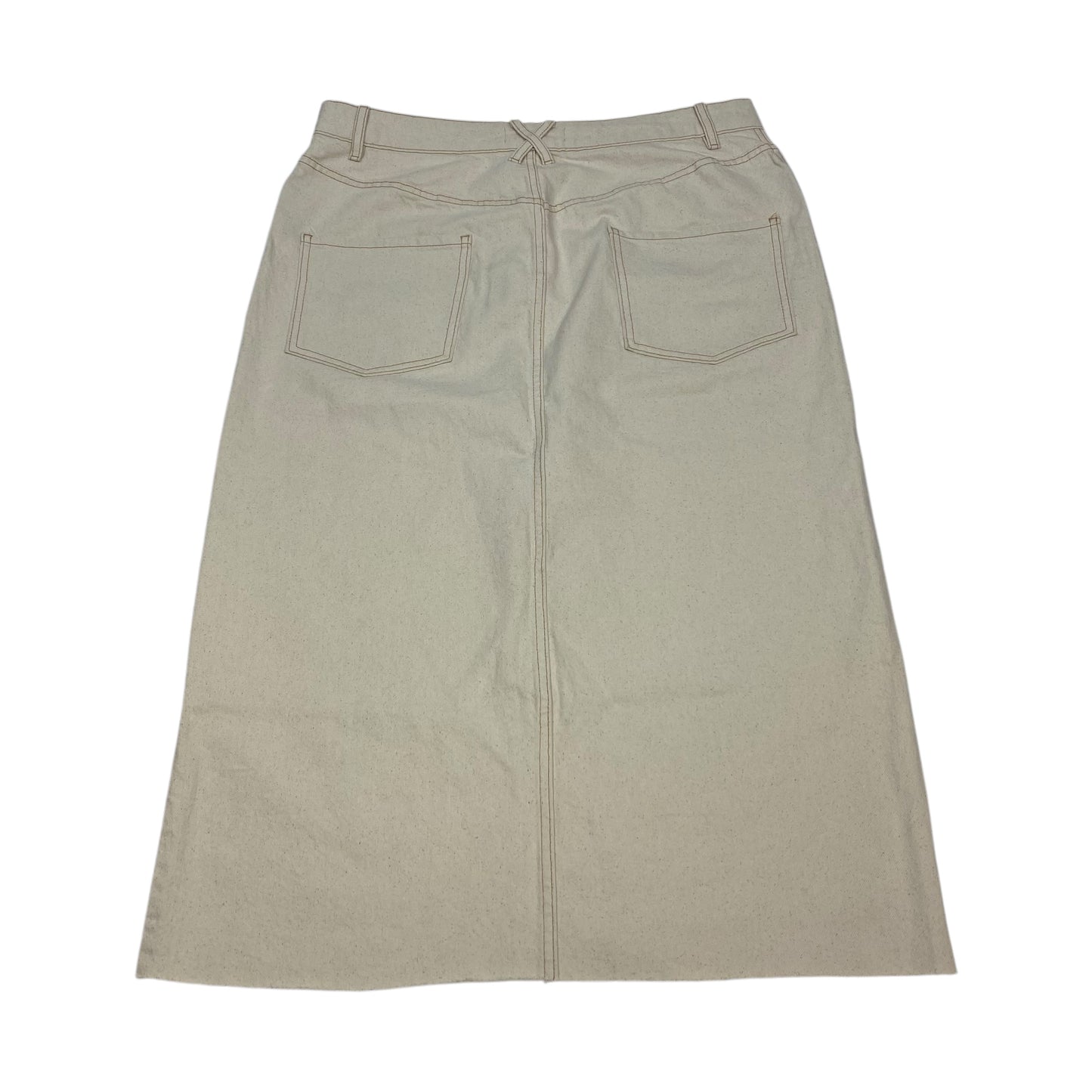 Skirt Midi By Primark In Cream, Size: L