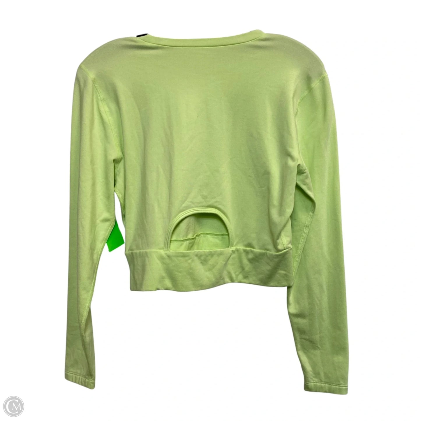 Athletic Top Long Sleeve Crewneck By Old Navy In Green, Size: S