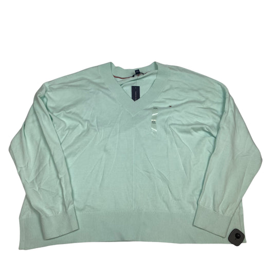 Sweater By Tommy Hilfiger In Green, Size: Xxl