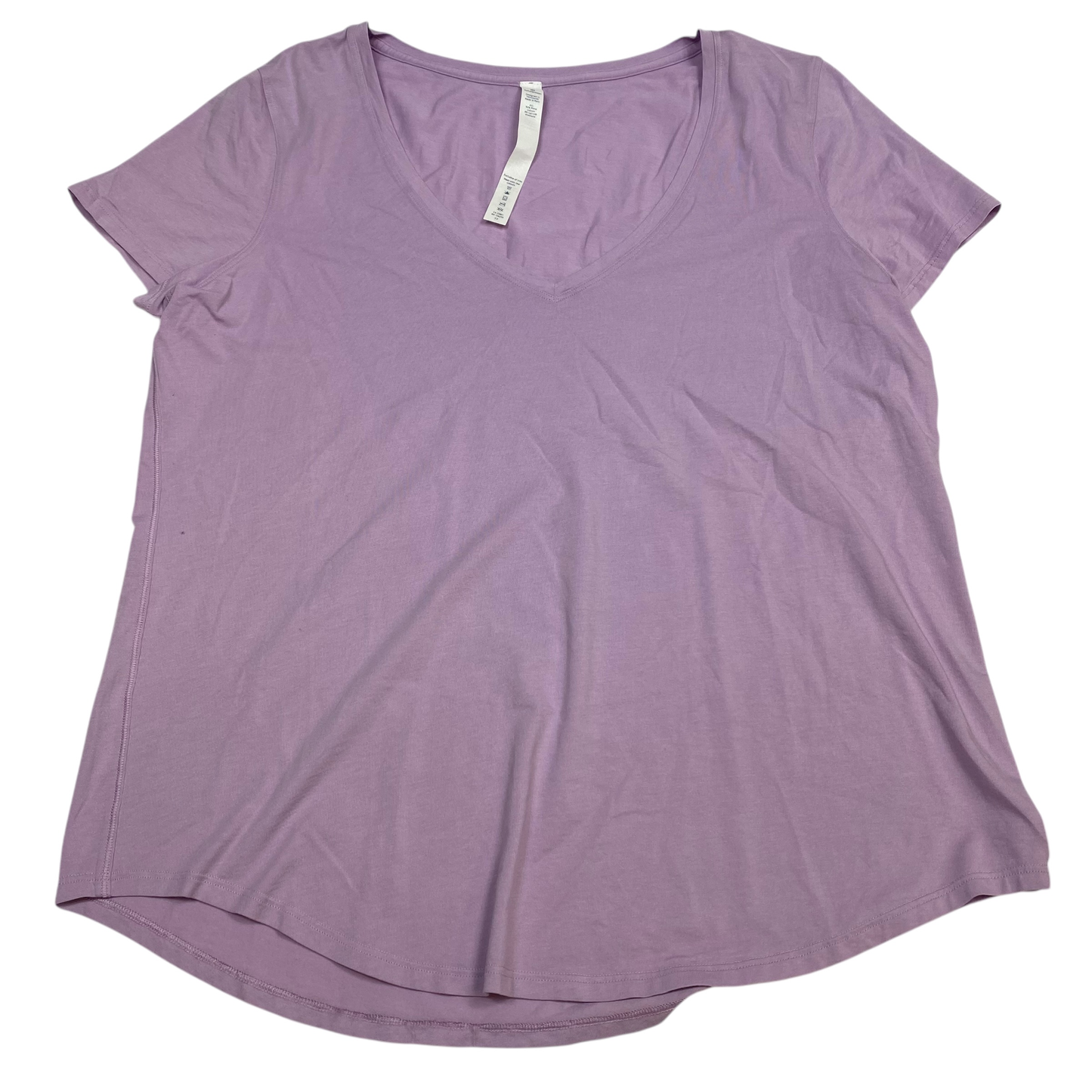 Athletic Top Short Sleeve Designer By Lululemon  Size: M