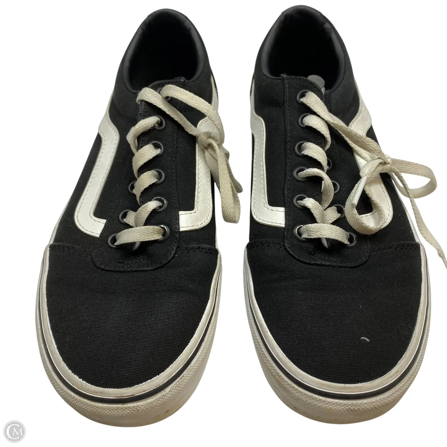 Shoes Sneakers By Vans In Black, Size: 8.5