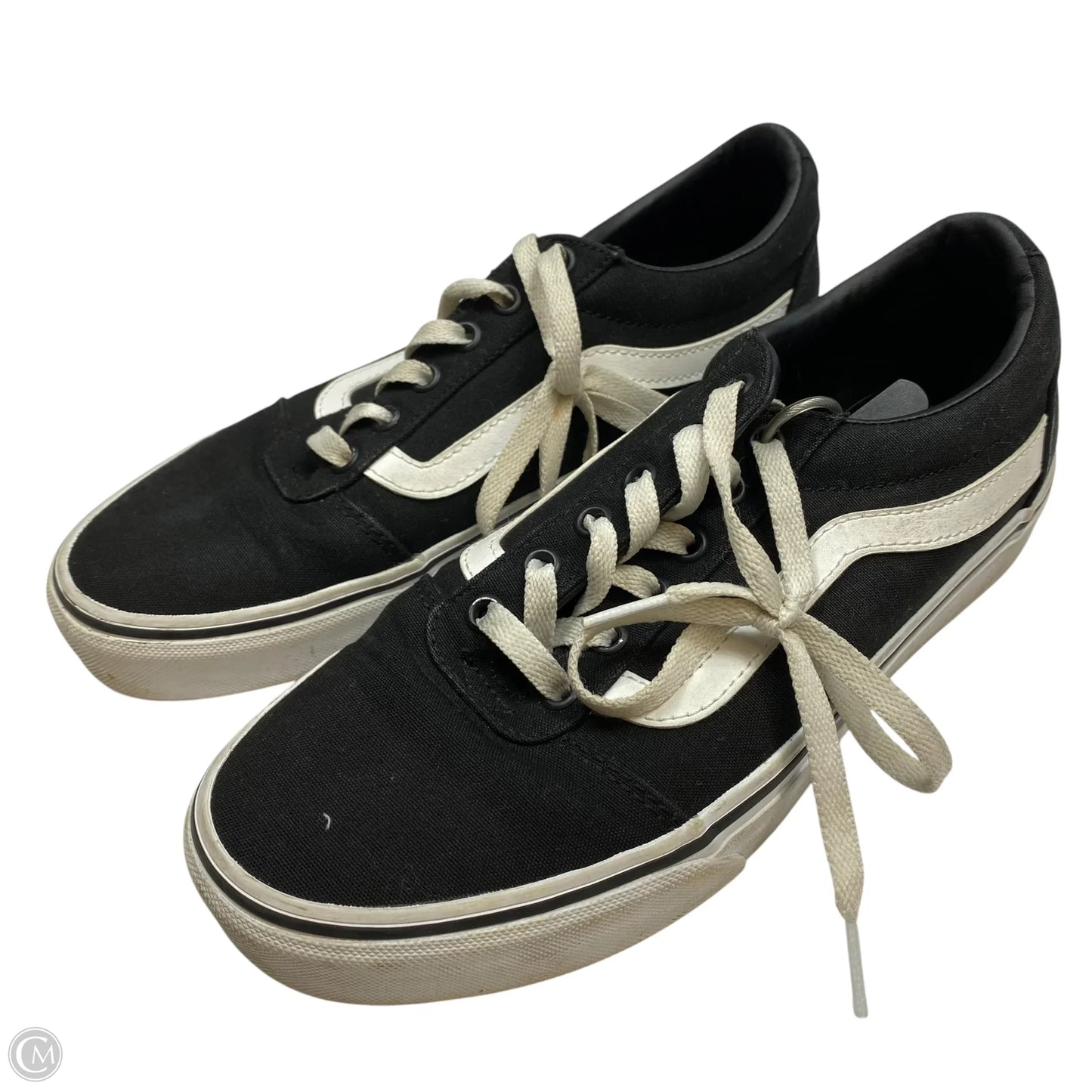 Shoes Sneakers By Vans In Black, Size: 8.5