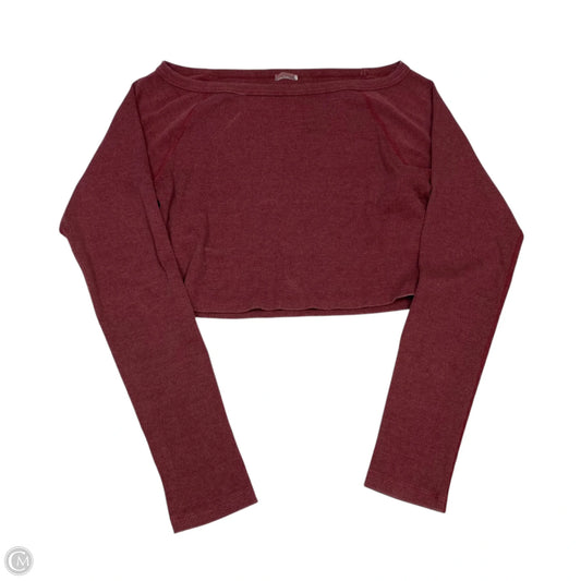 Top Long Sleeve By Free People In Red, Size: Xl