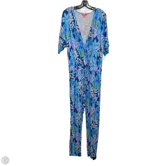 Jumpsuit Designer By Lilly Pulitzer In Blue, Size: Xl