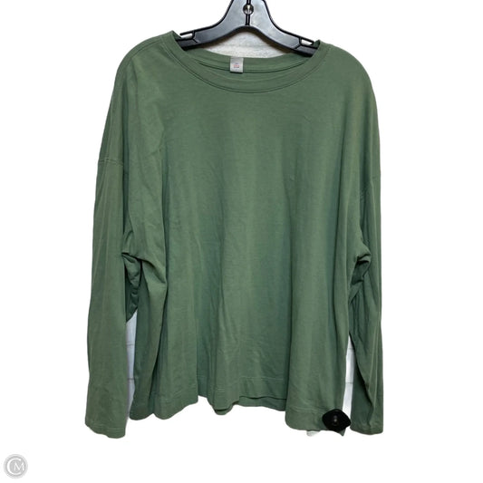 Top Long Sleeve By Old Navy In Green, Size: 1x