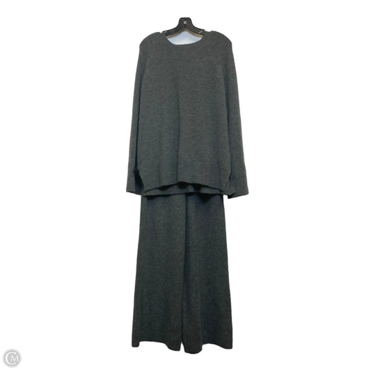 Pants Suit 2pc By Cmf In Grey, Size: S