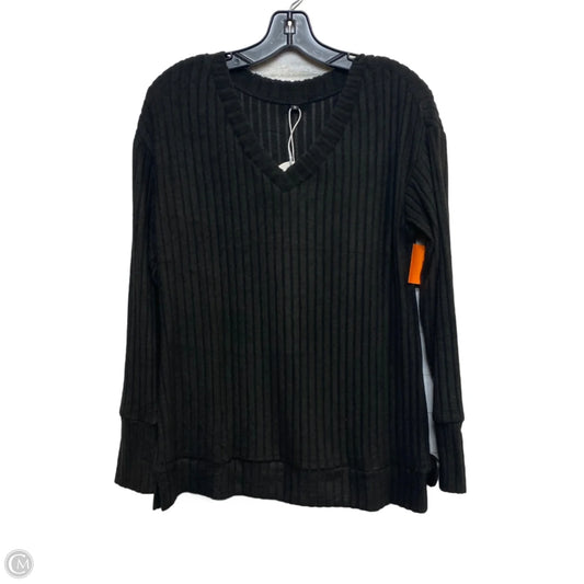 Top Long Sleeve By Anrabess In Black, Size: M