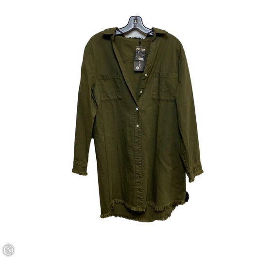 Top Long Sleeve By Zilcremo In Green, Size: Xl
