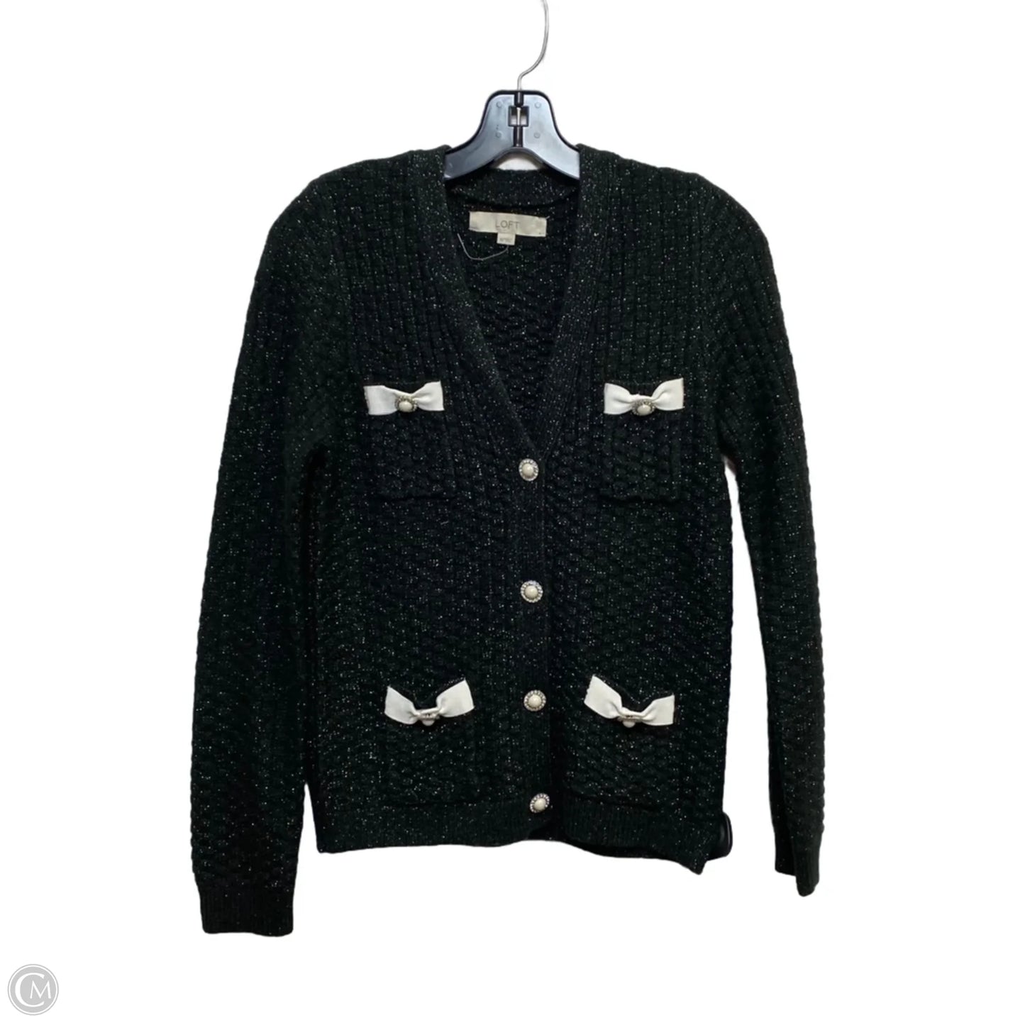 Sweater By Loft In Black, Size: Xs