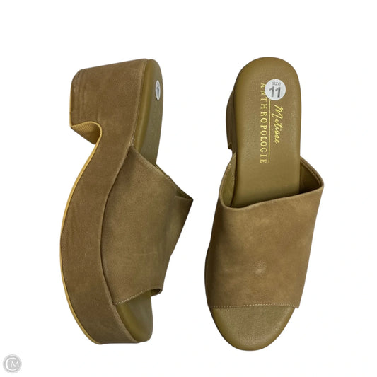 Sandals Heels Block By Matisse In Tan, Size: 11