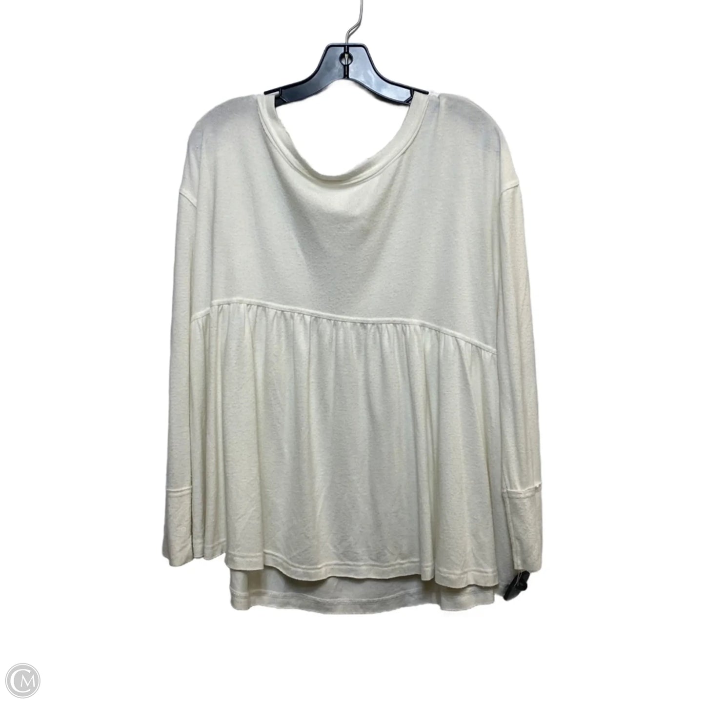 Top Long Sleeve Basic By Free People In White, Size: Xs