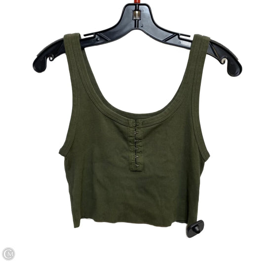 Top Sleeveless Basic By Aerie In Green, Size: M