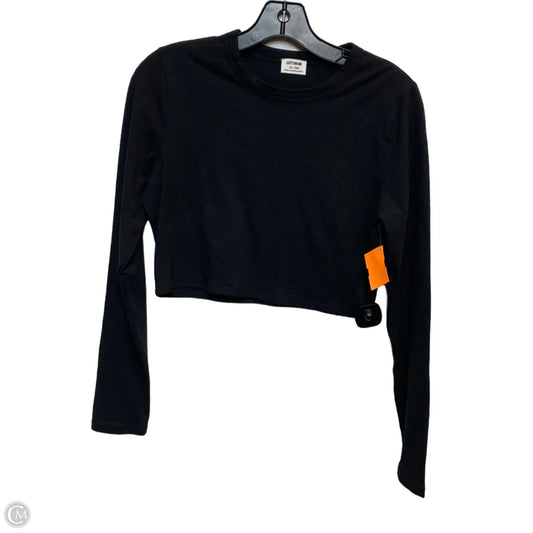 Top Long Sleeve Basic By Cotton On In Black, Size: Xl