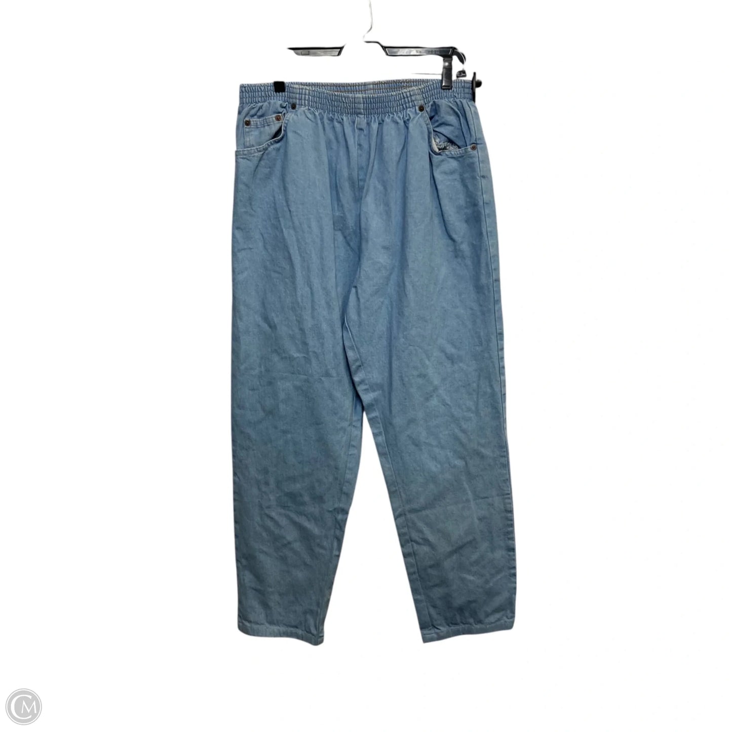 Jeans Cropped By Clothes Mentor In Blue Denim, Size: 16