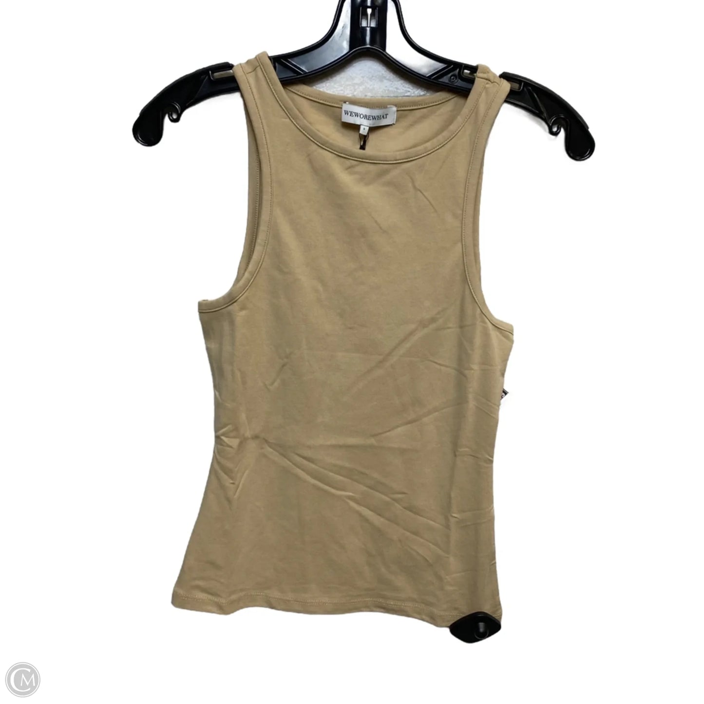 Top Sleeveless Basic By We Wore What In Tan, Size: S