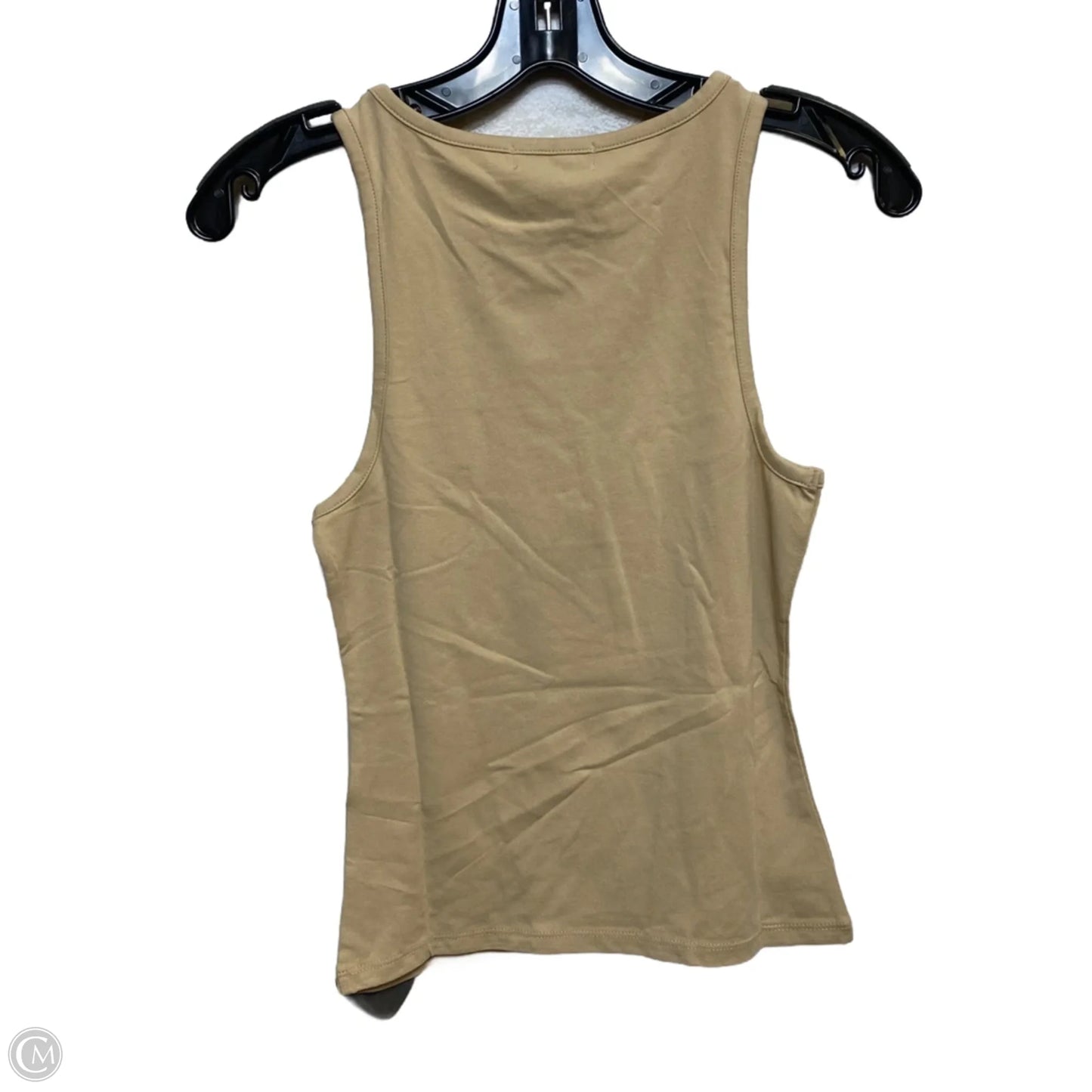 Top Sleeveless Basic By We Wore What In Tan, Size: S
