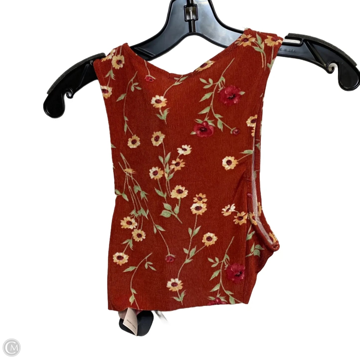 Top Sleeveless By Danielle In Red, Size: Xs