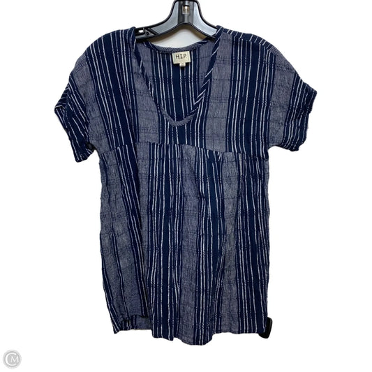 Top Short Sleeve By Hip In Blue, Size: Xs