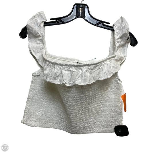 Top Sleeveless By Wild Fable In White, Size: L