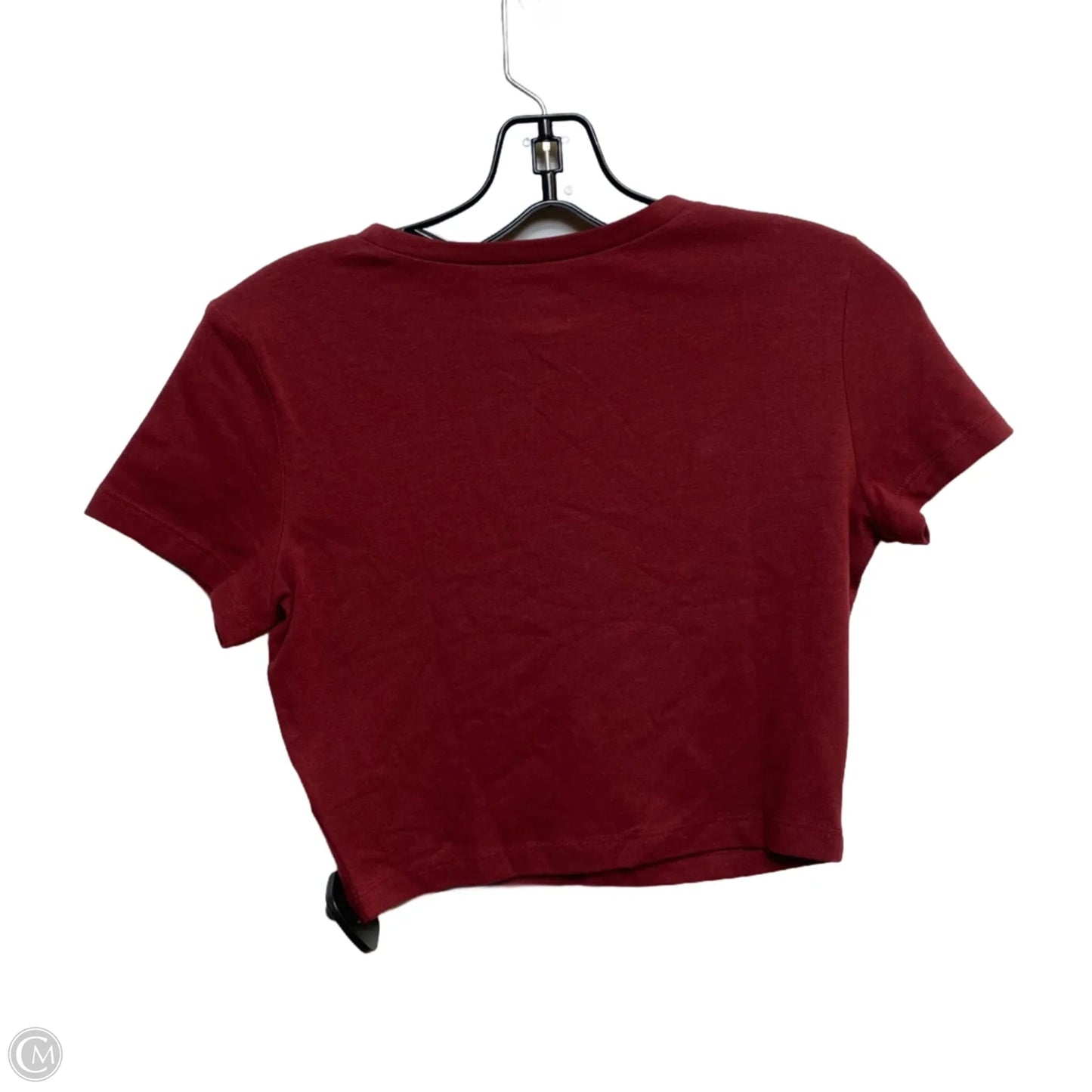 Top Short Sleeve Basic By Wild Fable In Red, Size: M