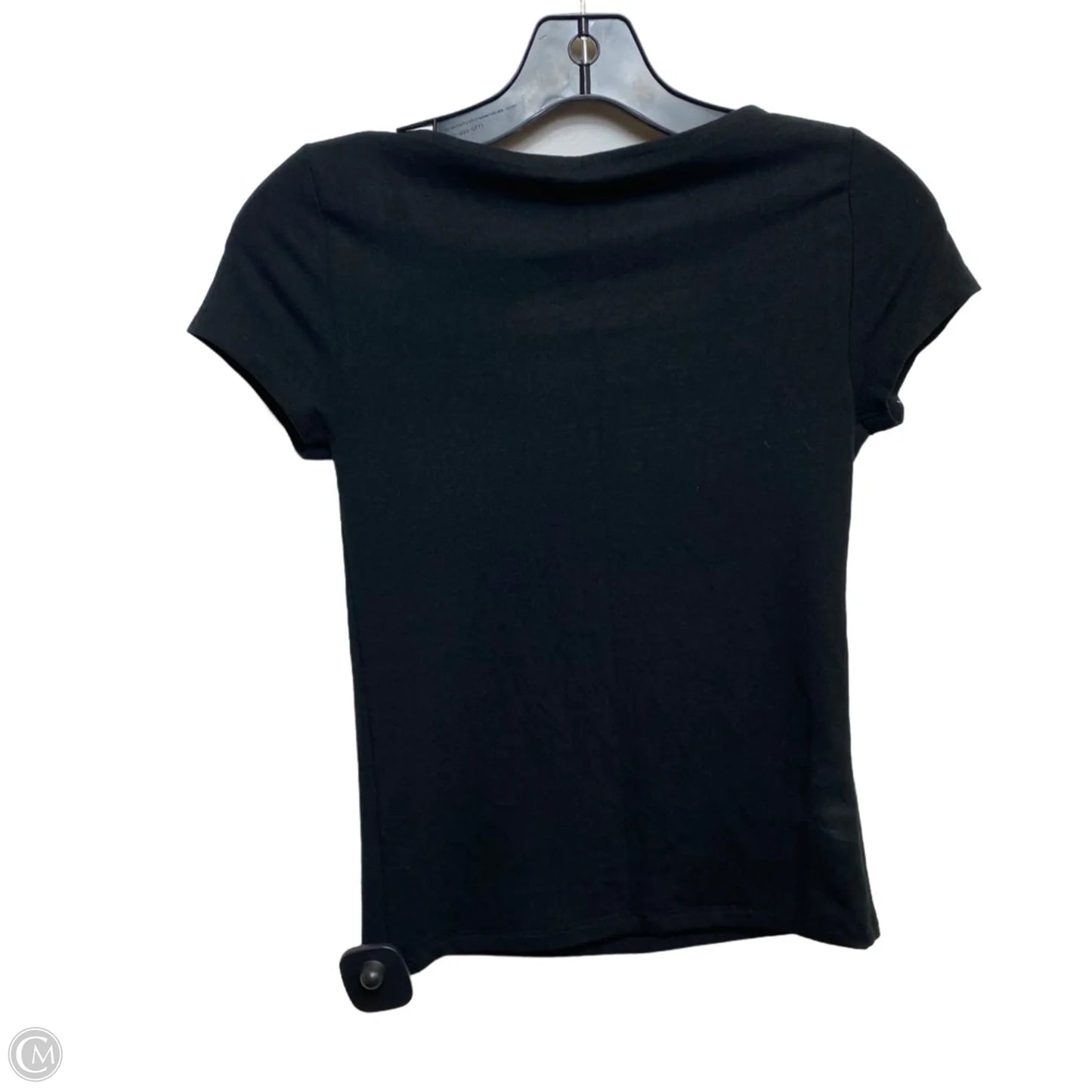 Top Short Sleeve Basic By American Eagle In Black, Size: S