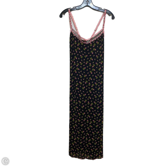 Dress Casual Maxi By Betsey Johnson In Black & Pink, Size: Xl