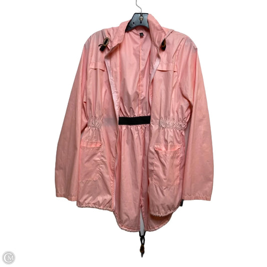 Jacket Windbreaker By Mearor In Pink, Size: M