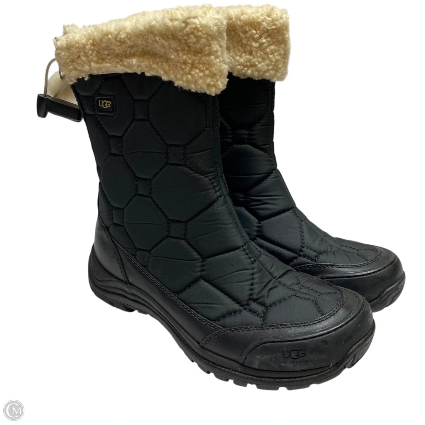 Boots Designer By Ugg In Black, Size: 8