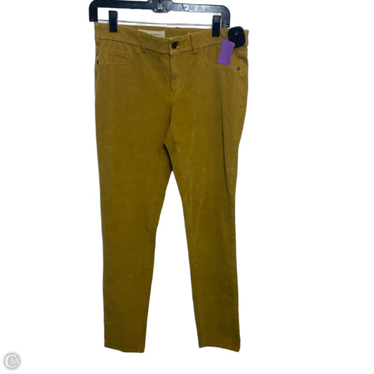 Pants Corduroy By Pilcro In Yellow, Size: 6