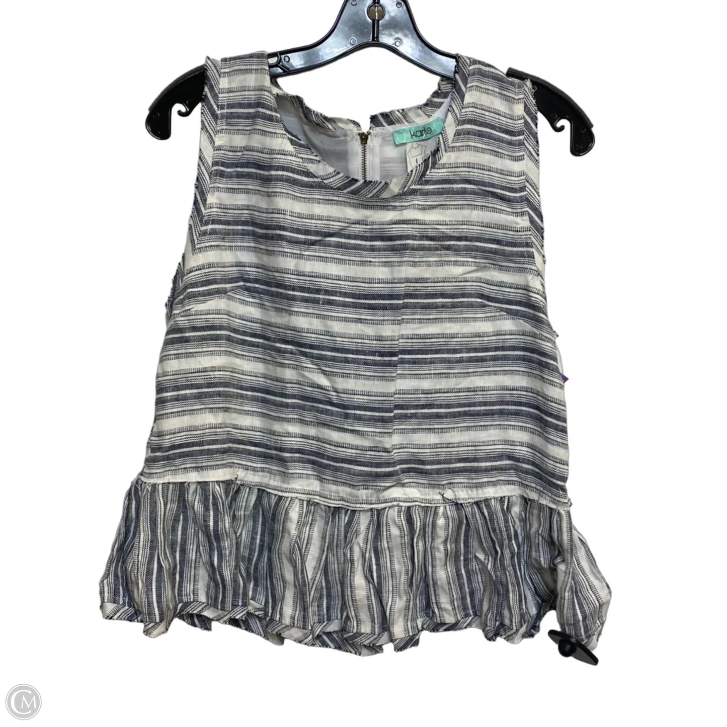 Top Sleeveless By Karlie In Grey, Size: M