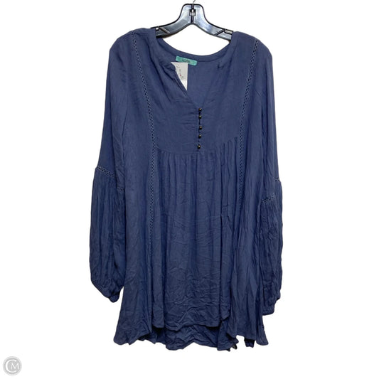 Dress Casual Short By Karlie In Blue, Size: L