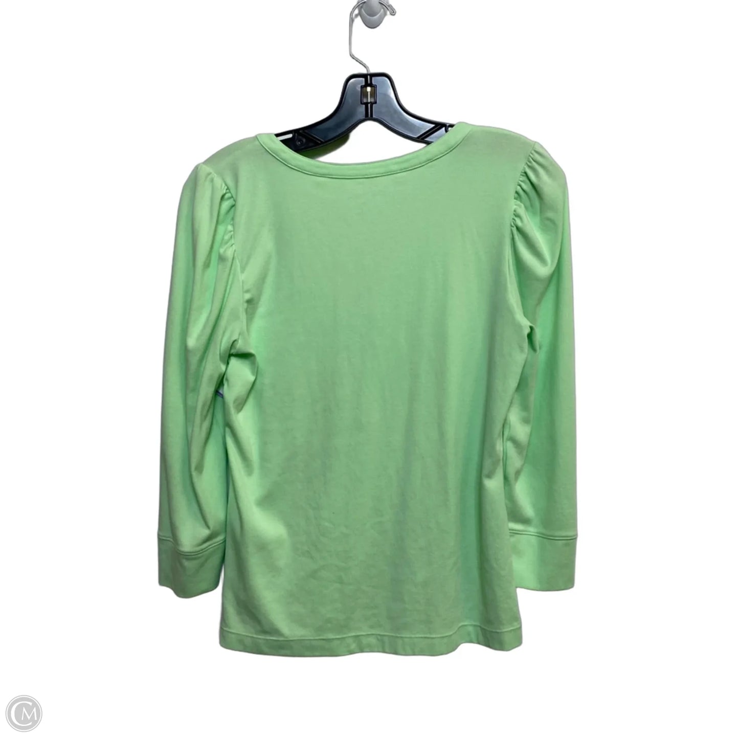 Top Long Sleeve Designer By Lilly Pulitzer In Green, Size: M