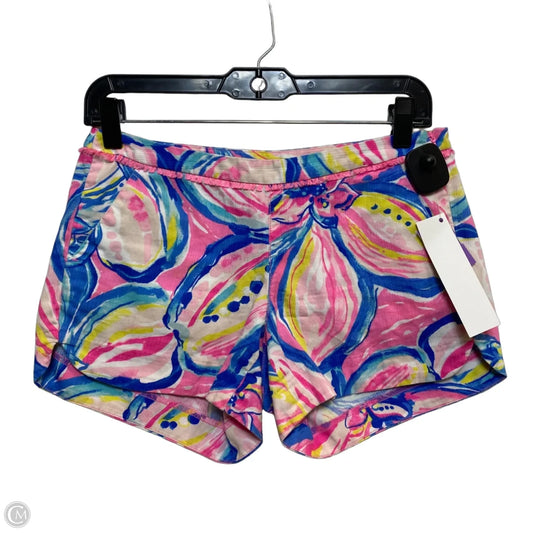 Shortalls Designer By Lilly Pulitzer In Blue & Pink, Size: 0
