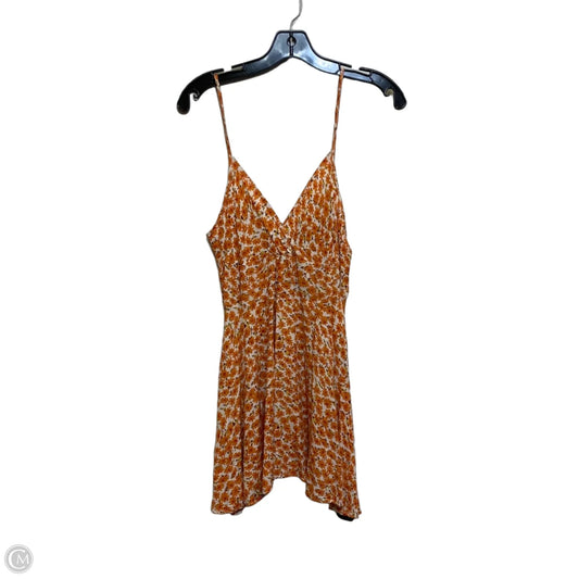Top Sleeveless By Shein In Orange, Size: S