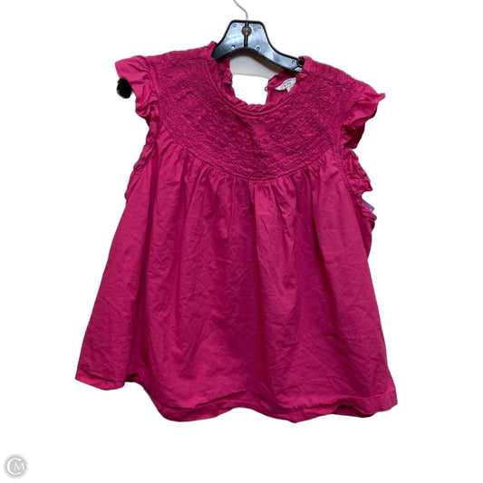 Top Sleeveless By Crown And Ivy In Pink, Size: 1x