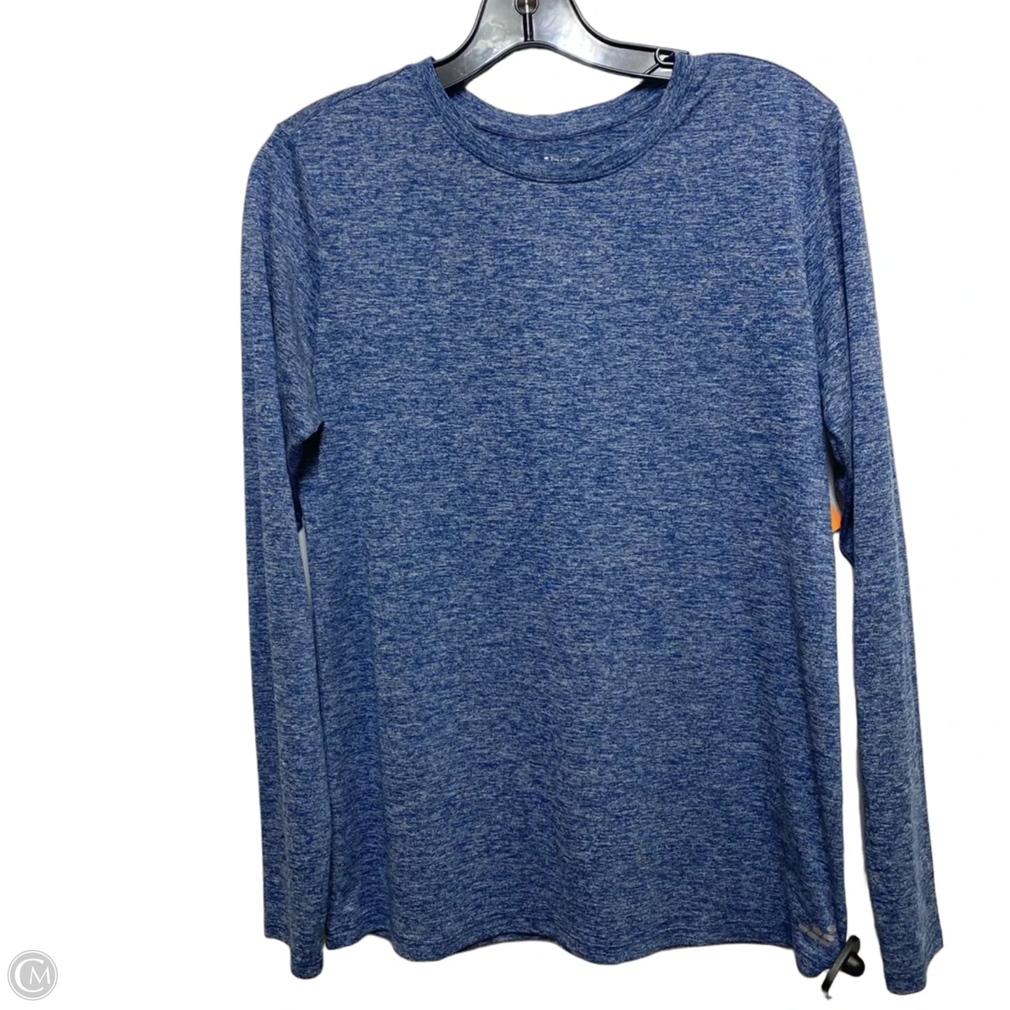 Athletic Top Long Sleeve Crewneck By Lands End In Blue, Size: Mp