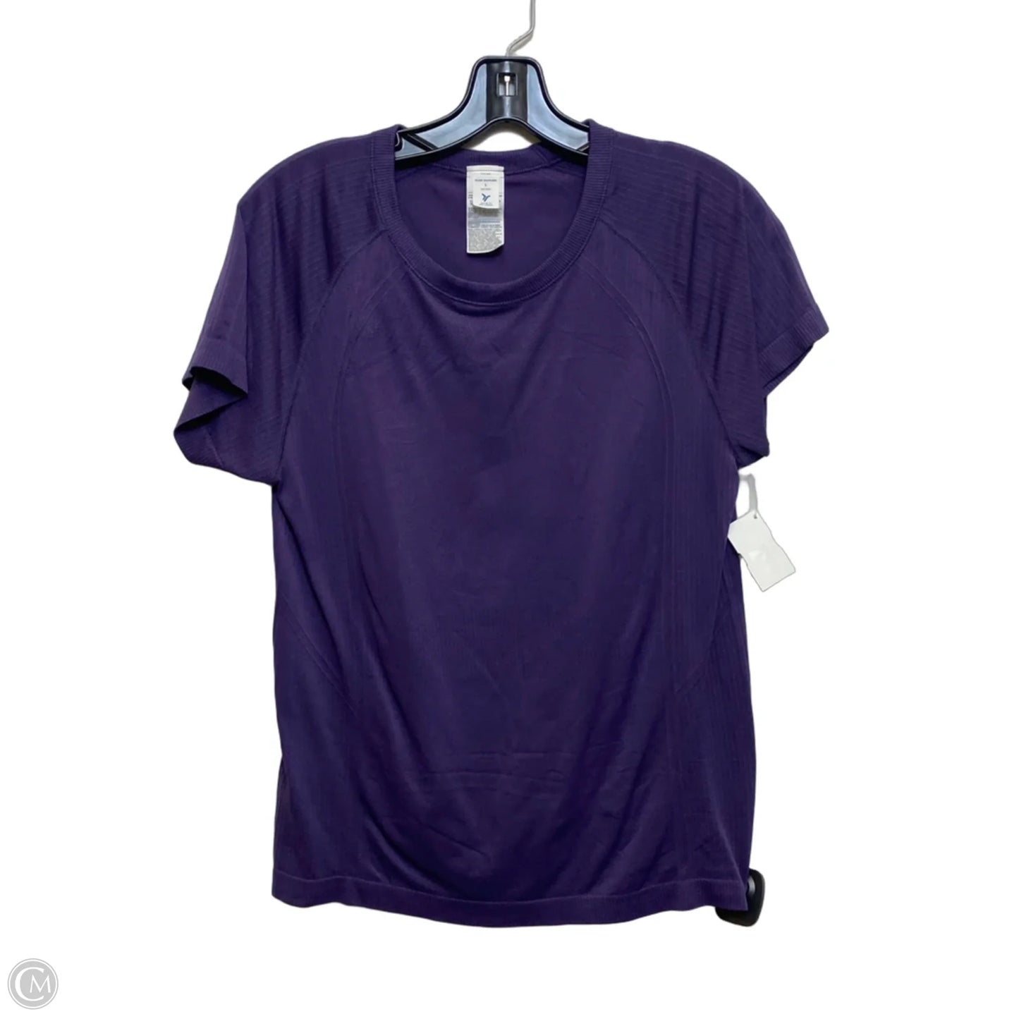 Athletic Top Short Sleeve By Old Navy In Purple, Size: L