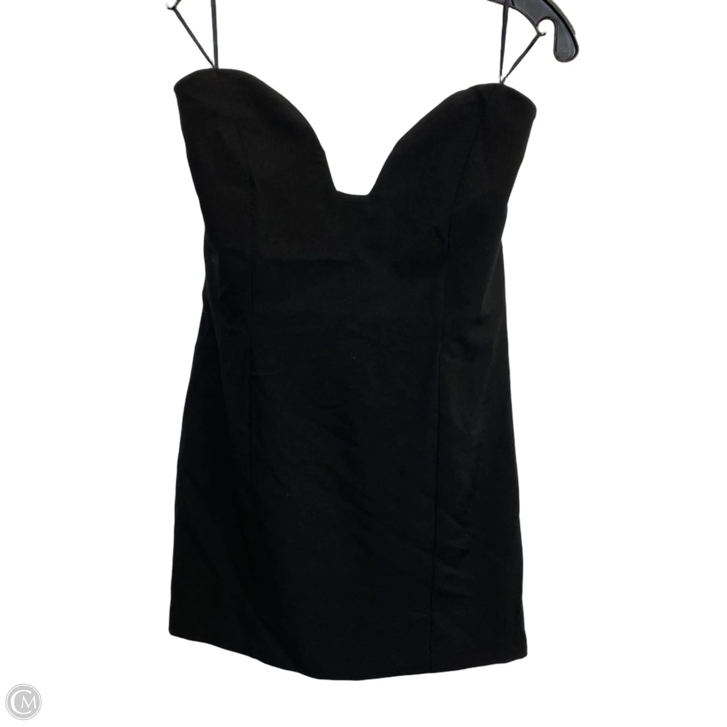 Top Sleeveless By Zara In Black, Size: L