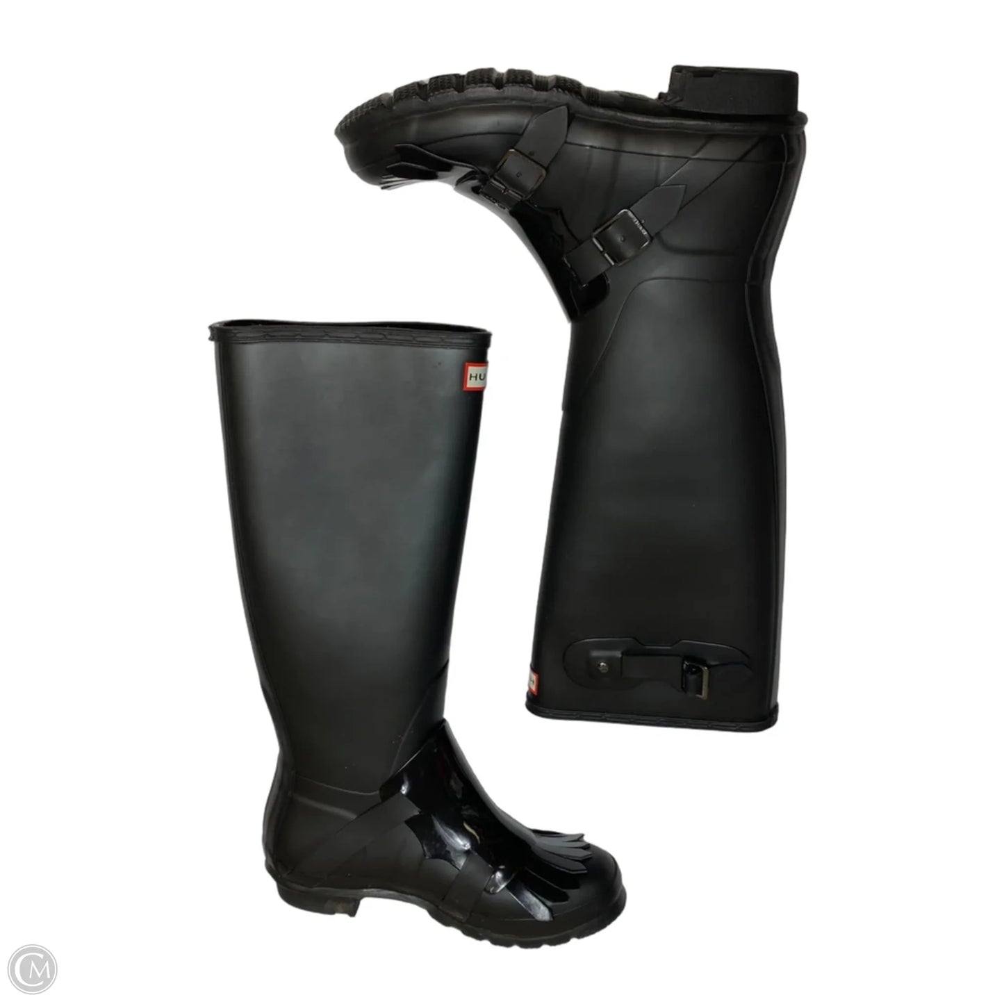 Boots Designer By Hunter In Black, Size: 9