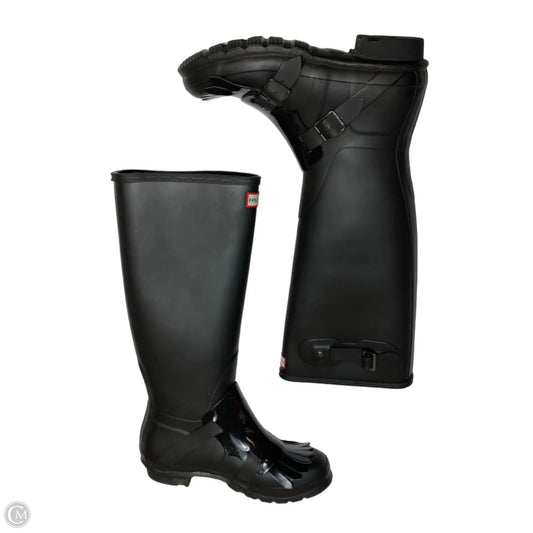 Boots Designer By Hunter In Black, Size: 9