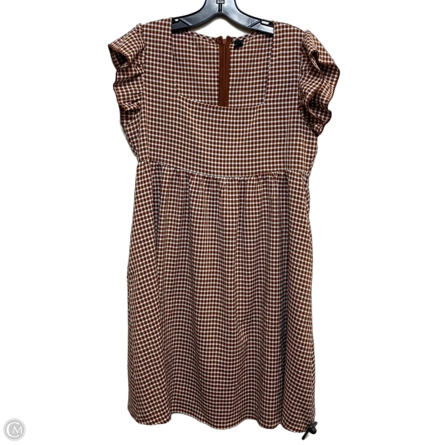 Dress Casual Short By Shein In Brown, Size: S