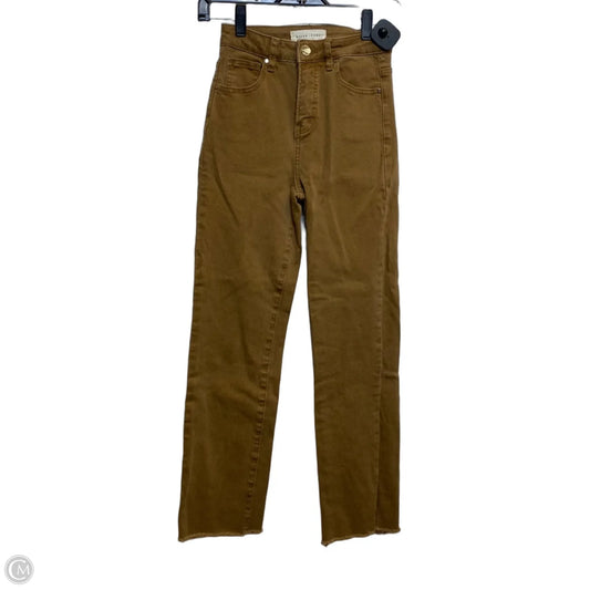 Jeans Straight By Risen In Brown Denim, Size: 0