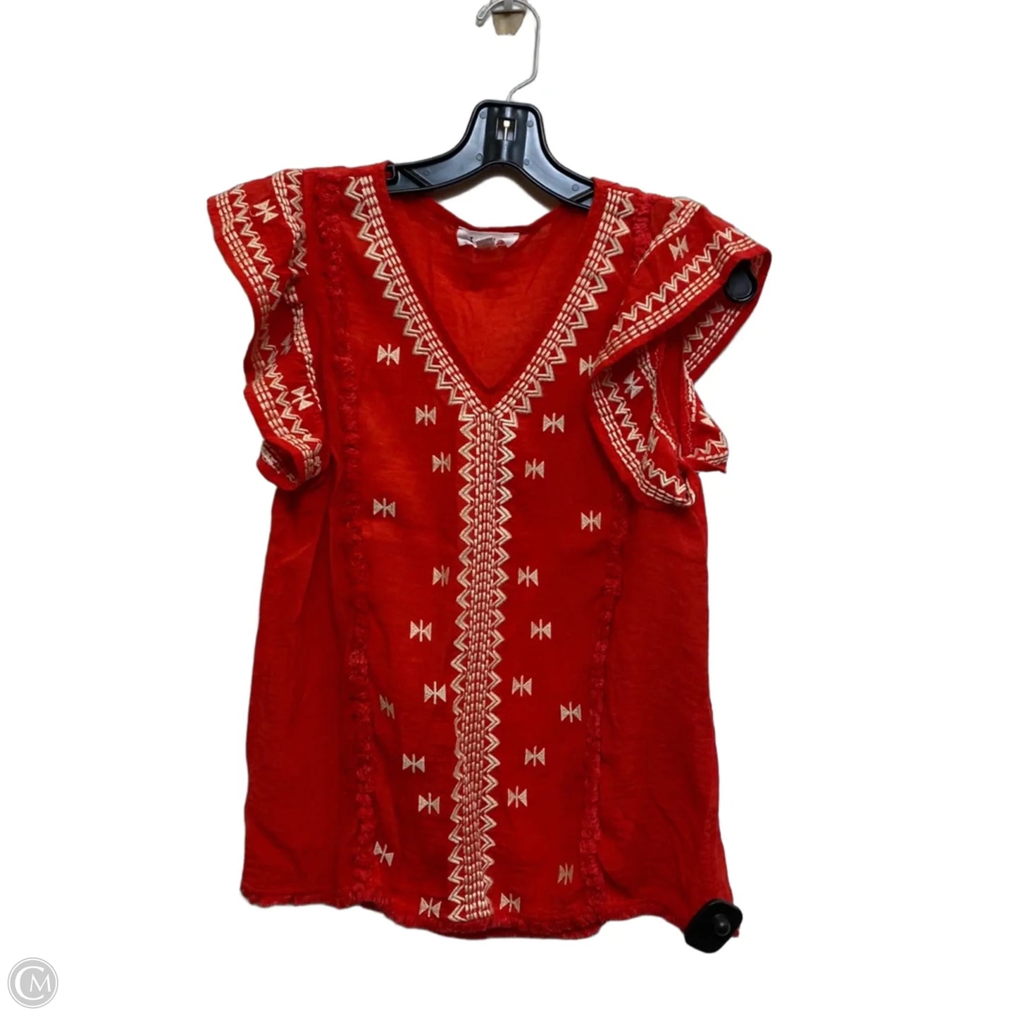 Top Sleeveless By Thml In Red, Size: M