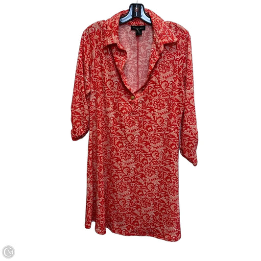 Dress Casual Short By Stella and Julie In Red, Size: Xl