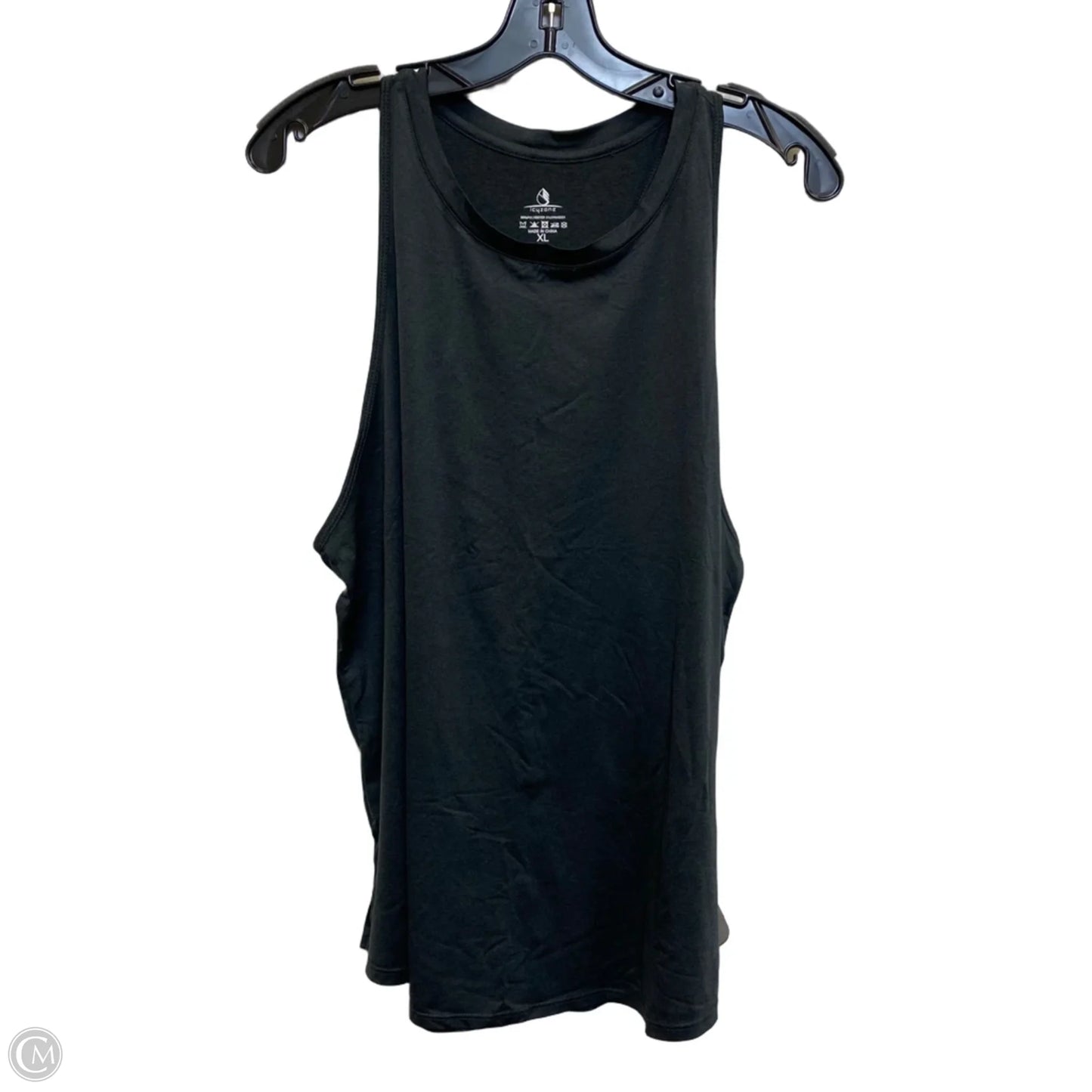 Athletic Tank Top By Icyzone In Grey, Size: Xl